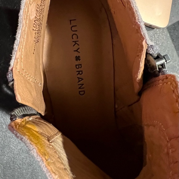 Lucky Brand Gray Ankle Boots women’s size 10 - Picture 4 of 6